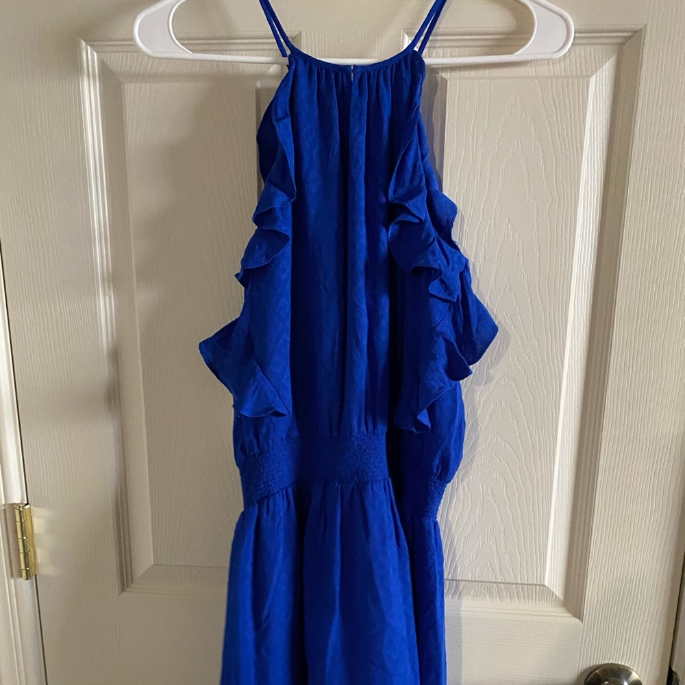 1. State Blue short romper NWT
